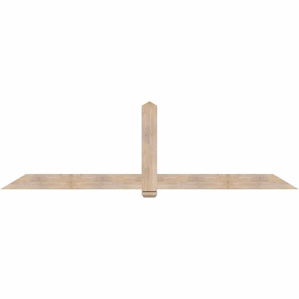Ekena Millwork Eugene Smooth Timber Gable Bracket, Douglas Fir, 108"W x 31 1/2"H x 1 1/2"D x 5 1/2"F, 7/12 Pitch GBW108X31X0206EUG00SDF - main